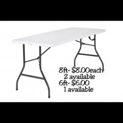 rectangle20tables 1623028797 White Lifetime table 8' buffet style