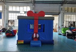 Blue Present bounce house